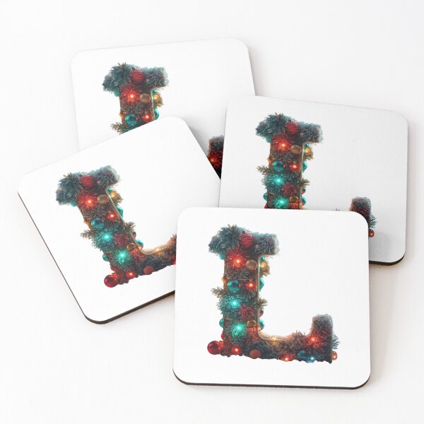 Item preview, Christmas Letter L Monogram – Holiday Decorative Typography designed and sold by Cultradesign.