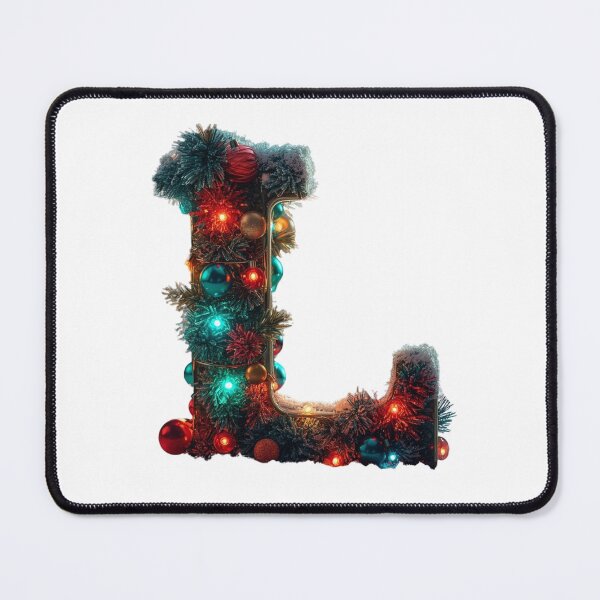 Item preview, Christmas Letter L Monogram – Holiday Decorative Typography designed and sold by Cultradesign.