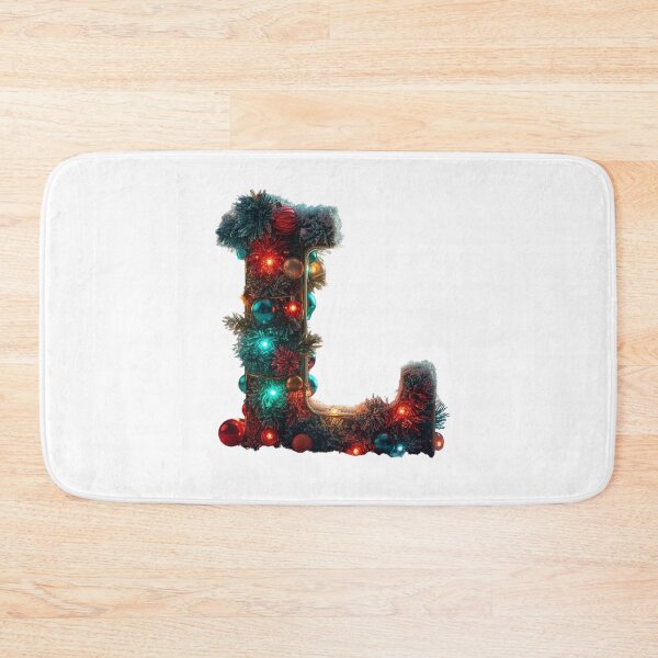 Item preview, Christmas Letter L Monogram – Holiday Decorative Typography designed and sold by Cultradesign.