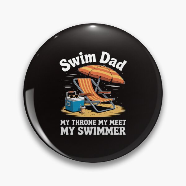 Item preview, Swim Dad Swimming Swimmer Funny Swim Dad designed and sold by ToggleBet.