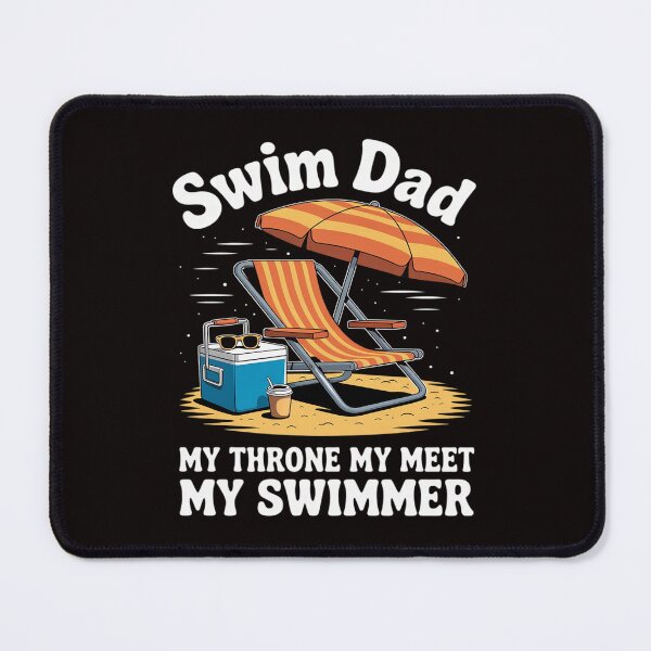 Item preview, Swim Dad Swimming Swimmer Funny Swim Dad designed and sold by ToggleBet.