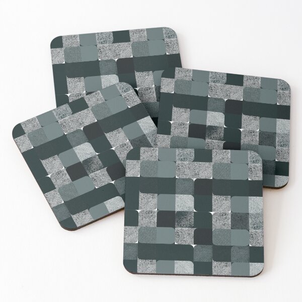 Item preview, Monochrome grey black geometric pattern. designed and sold by marinaklykva.