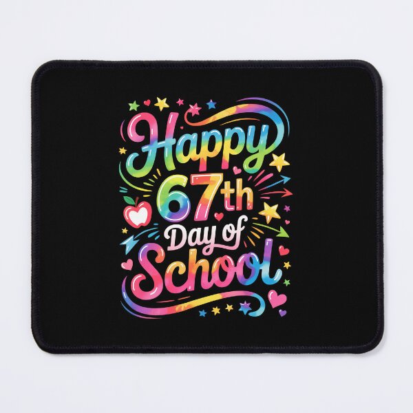 Item preview, Happy 67 Days Of School Meme100Th Day Of School Tie Dye designed and sold by BeulahJoseph.