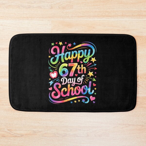 Item preview, Happy 67 Days Of School Meme100Th Day Of School Tie Dye designed and sold by BeulahJoseph.