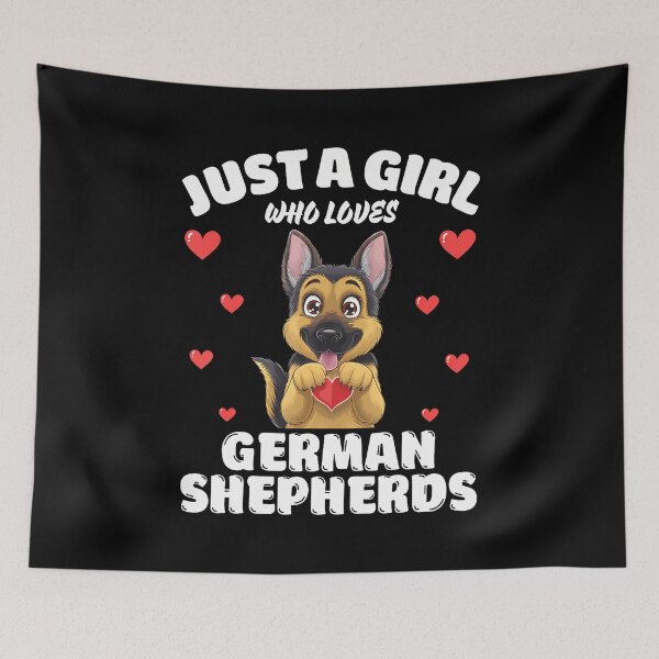 Item preview, Just A Girl Who Loves German Shepherds Cute German Shepherd designed and sold by DeannaAntoin.