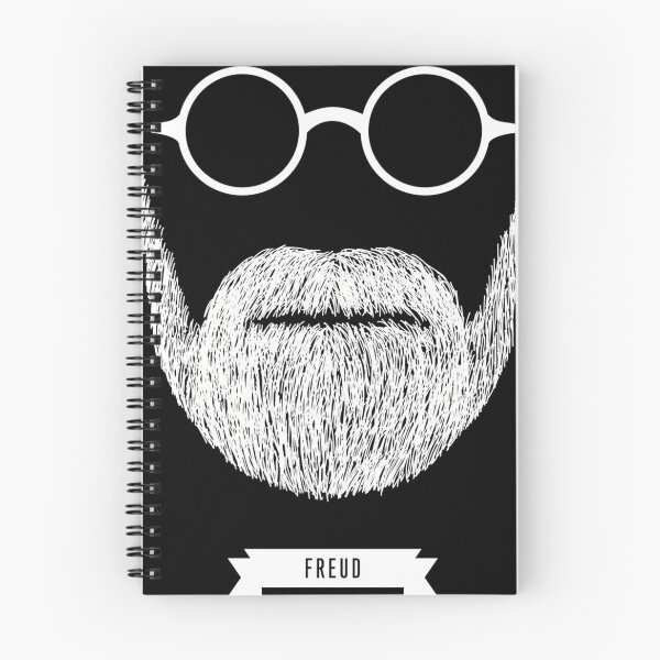 Item preview, Beards-With-Glasses--Sigmund-Freud-In-White designed and sold by AndreaGrohmann.