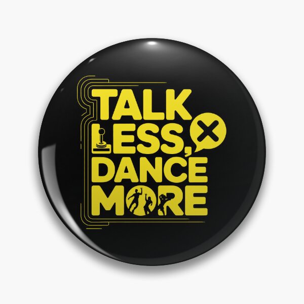 Item preview, Talk Less Dance More Retro Futuristic Circuit Style Motivation Design designed and sold by SplashTastic.