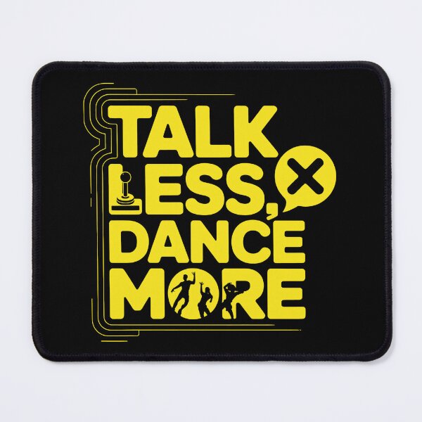 Item preview, Talk Less Dance More Retro Futuristic Circuit Style Motivation Design designed and sold by SplashTastic.