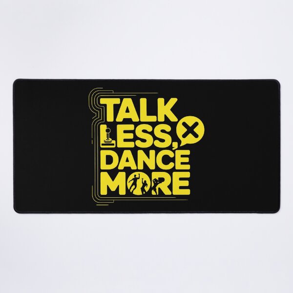 Item preview, Talk Less Dance More Retro Futuristic Circuit Style Motivation Design designed and sold by SplashTastic.