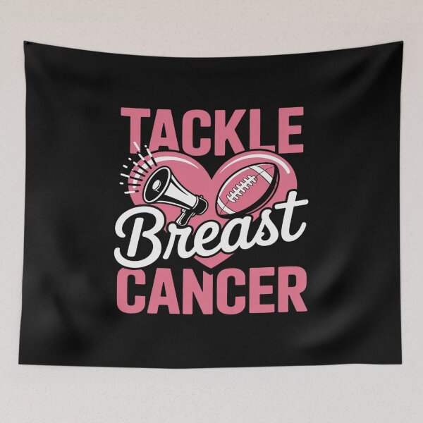 Item preview, Tackle Breast Cancer Football Pink Ribbon Awareness Women designed and sold by ToggleBet.