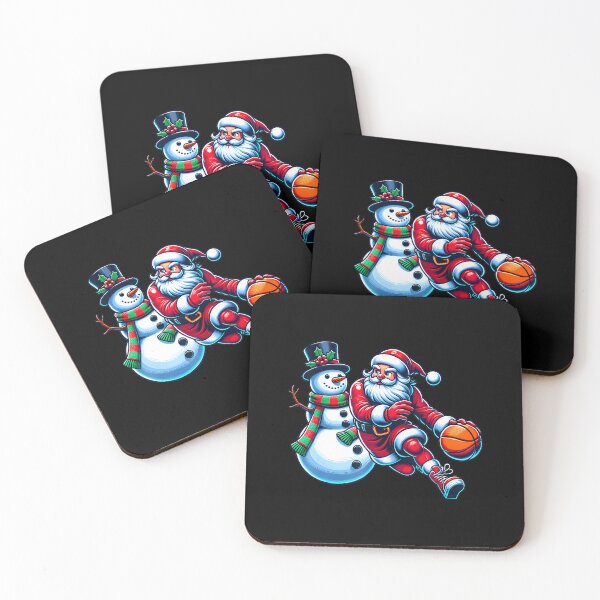 Item preview, Christmas Fun, Winter Sports, Holiday Hoops, Festive Merry, Santa Claus Snowman, Christmas Games, Basketball Santa, Snowman Fun, Festive Playtime, Winter Fun designed and sold by ConnieDora.