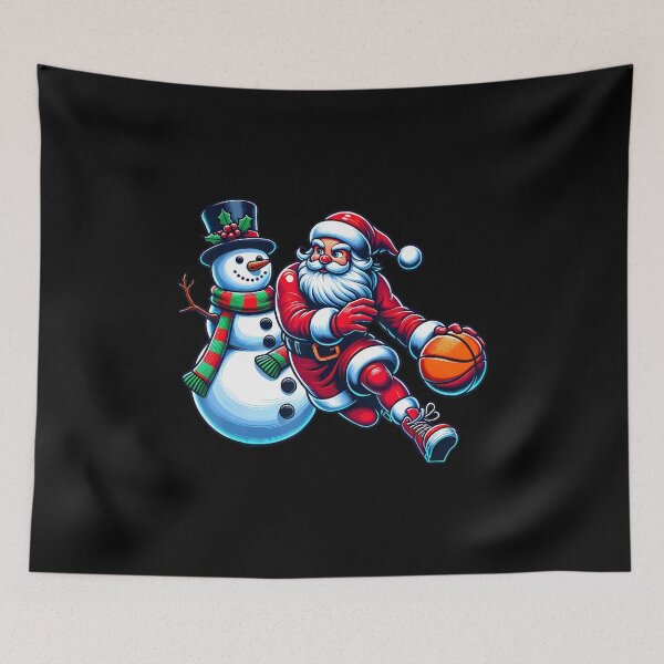 Item preview, Christmas Fun, Winter Sports, Holiday Hoops, Festive Merry, Santa Claus Snowman, Christmas Games, Basketball Santa, Snowman Fun, Festive Playtime, Winter Fun designed and sold by ConnieDora.