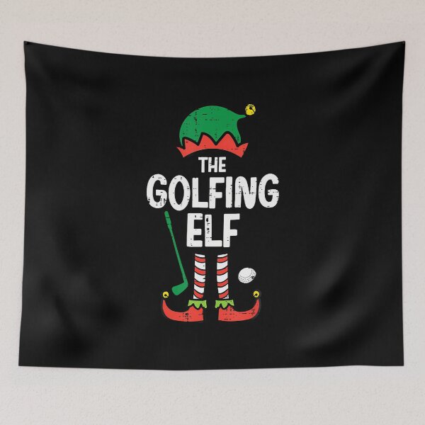 Item preview, Christmas Golfing Elf Xmas Golf Family Match Golfer Dad Men designed and sold by DonnieJennie.