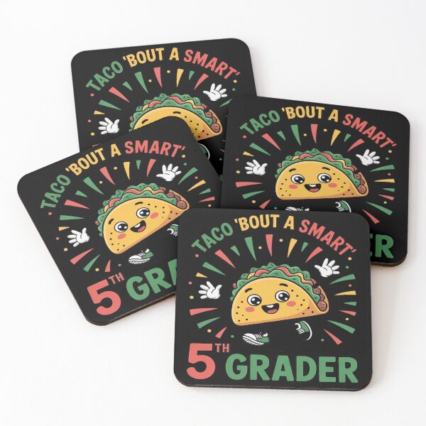 Item preview, Taco 'Bout A Smart 5th Grader Back To School Pupil Taco Fan designed and sold by ToggleBet.