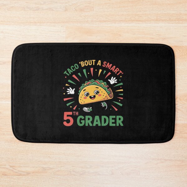 Item preview, Taco 'Bout A Smart 5th Grader Back To School Pupil Taco Fan designed and sold by ToggleBet.