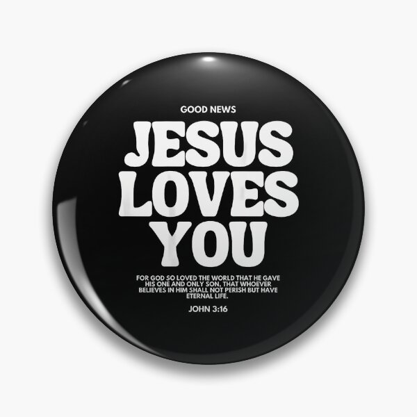 Item preview, Jesus Loves You (John 316) Bible Verse (On Back) Christian designed and sold by ConnieDora.