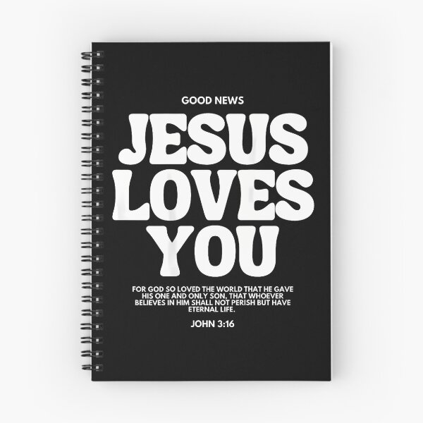 Item preview, Jesus Loves You (John 316) Bible Verse (On Back) Christian designed and sold by ConnieDora.