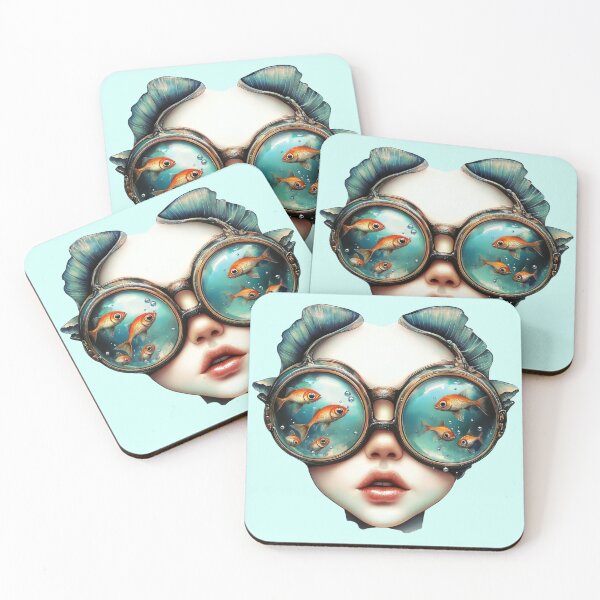 Item preview, Surreal Underwater Fantasy Art designed and sold by CharlottePlaceArt.