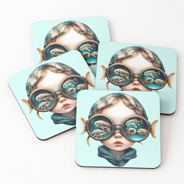 Item preview, Surreal Underwater Fantasy Art designed and sold by CharlottePlaceArt.