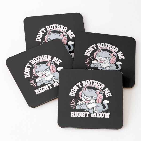 Item preview, Funny Cat Gamer Dont Bother Me Right Meow Video Games Lover designed and sold by DonnieJennie.