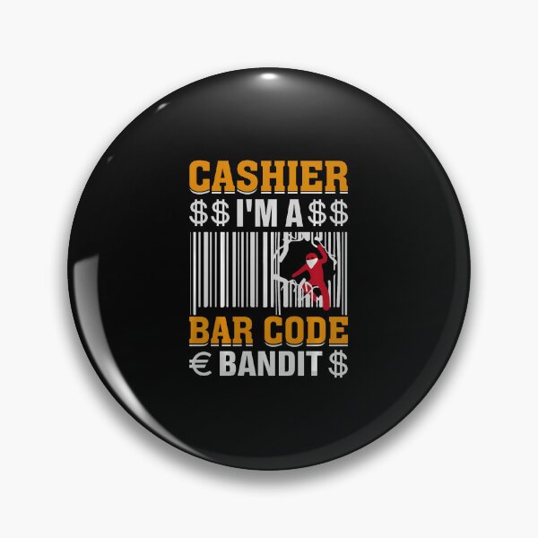Item preview, Cashier In A Barcode Bandit designed and sold by MelanieMiram1.