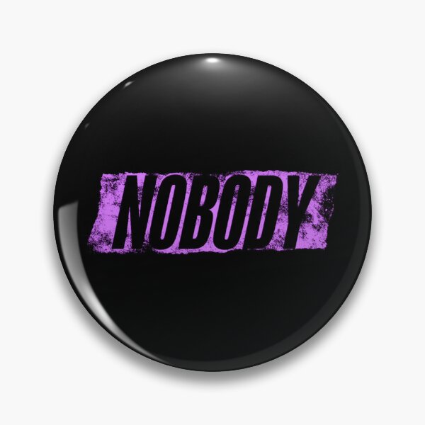 Item preview, NOBODY – Purple grunge typographic design designed and sold by Wawan35200.