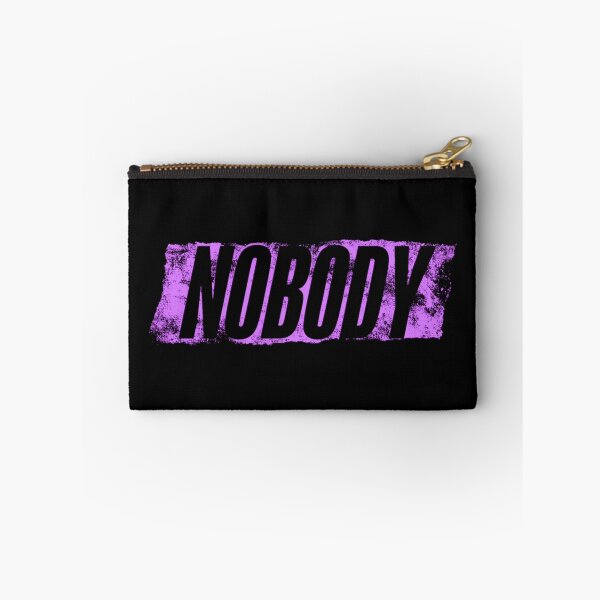 Item preview, NOBODY – Purple grunge typographic design designed and sold by Wawan35200.