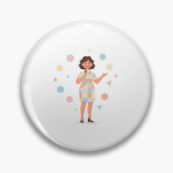 Item preview, Confident Woman Speaker Girl Boss Empowerment Art designed and sold by ArtByYunus.