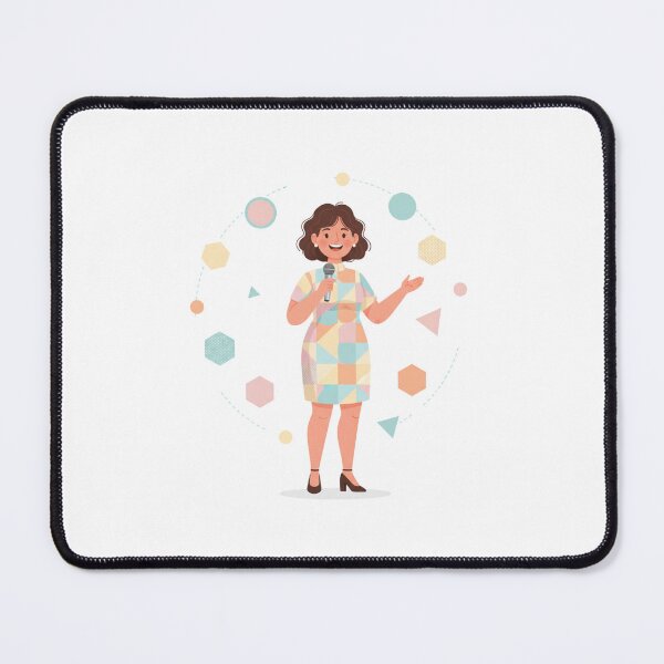 Item preview, Confident Woman Speaker Girl Boss Empowerment Art designed and sold by ArtByYunus.