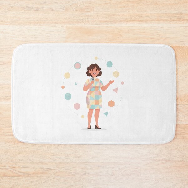 Item preview, Confident Woman Speaker Girl Boss Empowerment Art designed and sold by ArtByYunus.