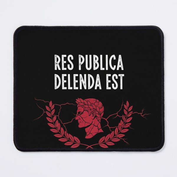Item preview, RES PUBLICA DELENDA EST - Julius Caesar Roman Empire Stoic Philosophy Dark Academia designed and sold by AeternaRoma.