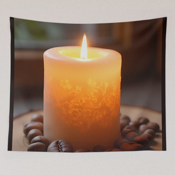 Item preview, Candle with coffee beans, warm light designed and sold by Mianku | Für das Leben.