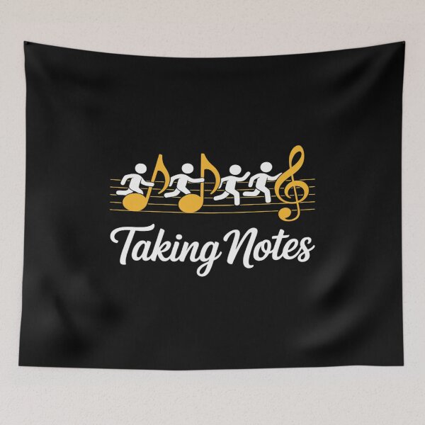 Item preview, Taking Notes Musical Music Teacher Student Lover designed and sold by BubblePancake.