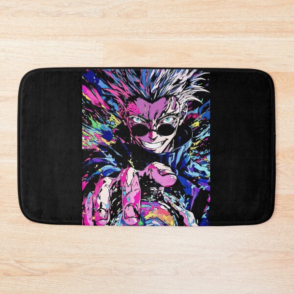 Item preview, Colorful Anime Sorcerer with Glowing Eyes and Energy Sphere – Vibrant Fantasy Illustration designed and sold by T-Chou.