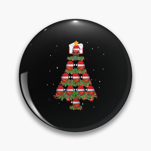 Item preview, Basketball Xmas Tree Decorations Santa Christmas Basketball designed and sold by OnaConnie.