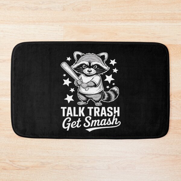 Item preview, Talk Trash Get Smash - Savage Raccoon designed and sold by BubblePancake.