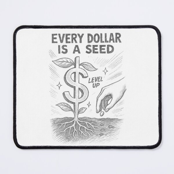 Item preview, Every Dollar Is a Seed Financial Literacy Pencil Sketch designed and sold by Compound Money.