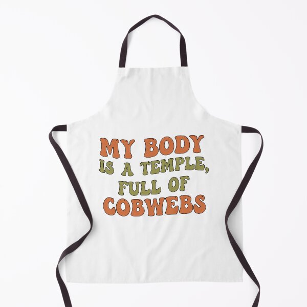 Item preview, My Body Is a Temple Full of Cobwebs T-Shirt | Funny Burnout Retro Tee | Self Deprecating Humor designed and sold by mantra2023.