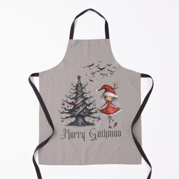 Item preview, Cute Dark Witch Christmas – Enchanted Gothic Holiday Tree designed and sold by WittyPrintWorks.