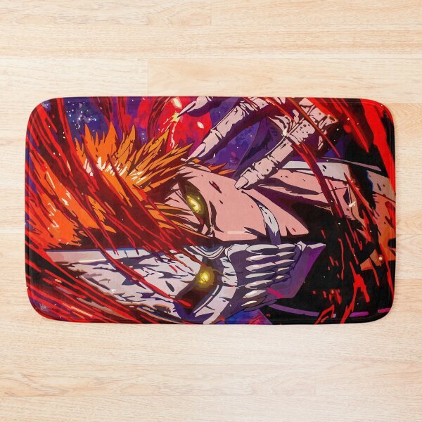 Item preview, Half-Transformed Anime Warrior with Possessed Eyes and Fiery Aura – Dark Fantasy Art designed and sold by T-Chou.