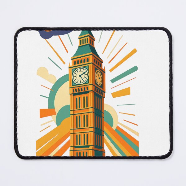 Artikelvorschau, Traveling LONDON England Vintage Poster entworfen und verkauft von Earth Celebration Designs.