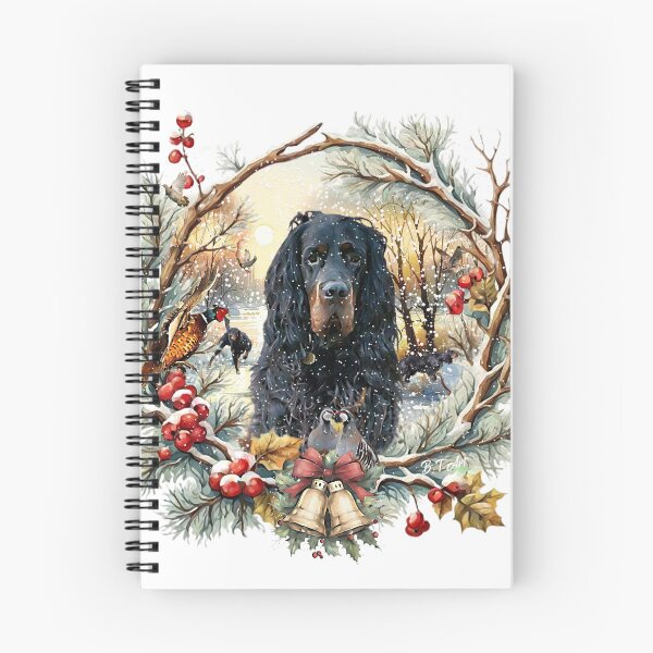 Item preview, Gordon Setter Christmas Joy – Seasonal Dog Art designed and sold by TammyHunterArt.