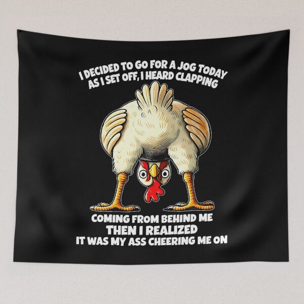 Item preview, Chicken I Decided To Go For A Jog Today As I Set Off I Heard designed and sold by TeresaLaurie.