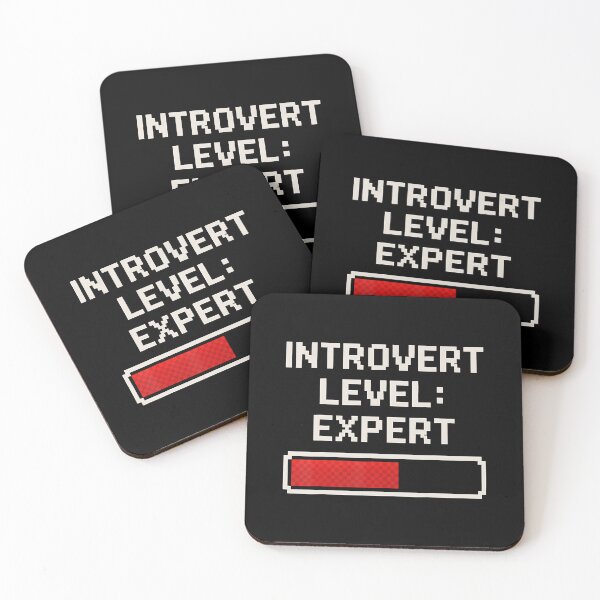 Item preview, Introvert Level Expert Progress Bar Funny Meme Graphic designed and sold by KristinCleo.