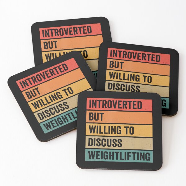 Item preview, Introverted But Willing To Discuss Weightlifting Gym designed and sold by ElaineEsther.