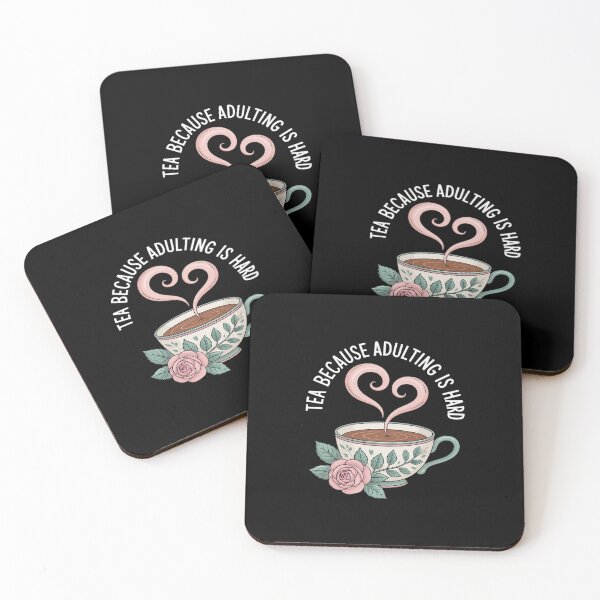Item preview, Tea because adulting is hard cute herbal tea Tea Drinker designed and sold by NetoGalaxy.