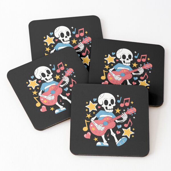 Item preview, Funny Skeleton Playing Guitar Cool Rock Funny Skeleton Jokes designed and sold by ToriCarylon.