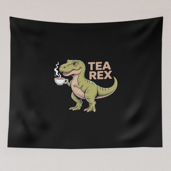 Item preview, Tea Rex Funny Dinosaur designed and sold by NetoGalaxy.