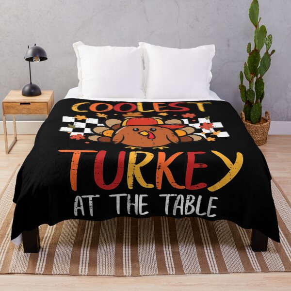 Item preview, Turkey Happy Coolest At Day Vintage Thankful Turkey Table designed and sold by GeoroSturgis.
