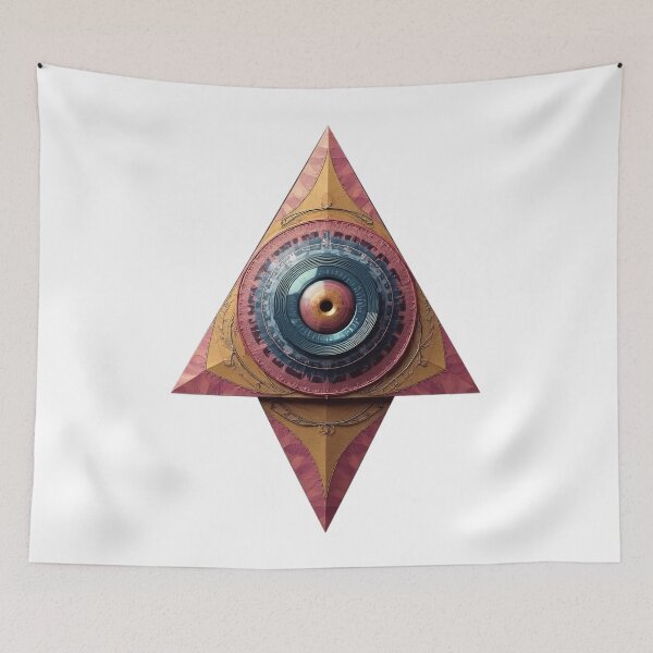 Item preview, Triangular eye with concentric circles designed and sold by Mianku | Für das Leben.